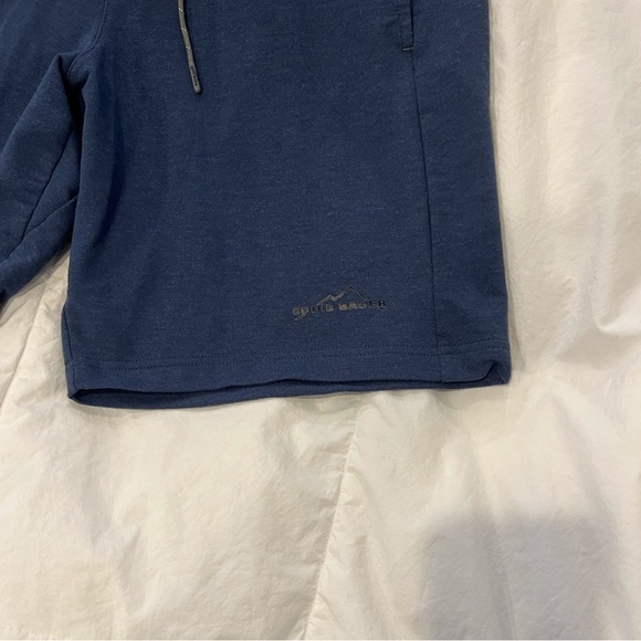 Eddie Bauer Mens gray lounge shorts with pockets size M - Picture 3 of 7